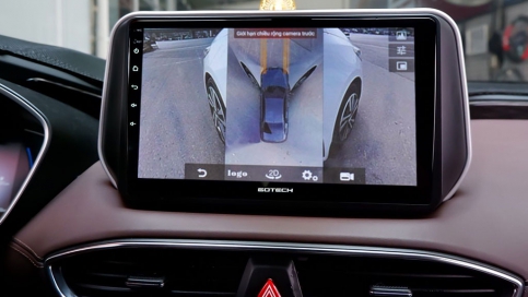 Màn hình DVD Android liền camera 360 Hyundai Santafe 2021 - nay | Gotech GT360 Plus